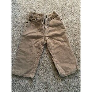 Janie and Jack Khaki Corduroy Pants